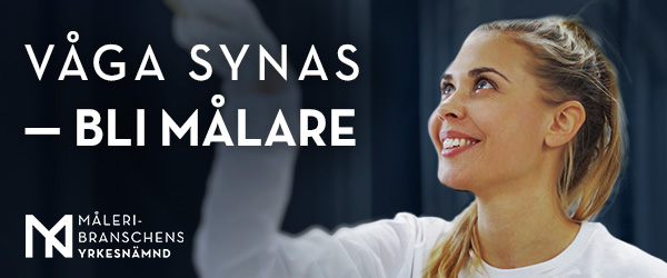 Ett jobb du kan utvecklas i – bli målare!