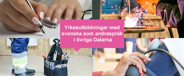 Våra yrkesutbildningar med svenska som andraspråk i Dalarna. Sök nu!
