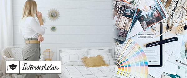 Läs till Certifierad Inredare, Homestylist och Inredningskonsult på distans