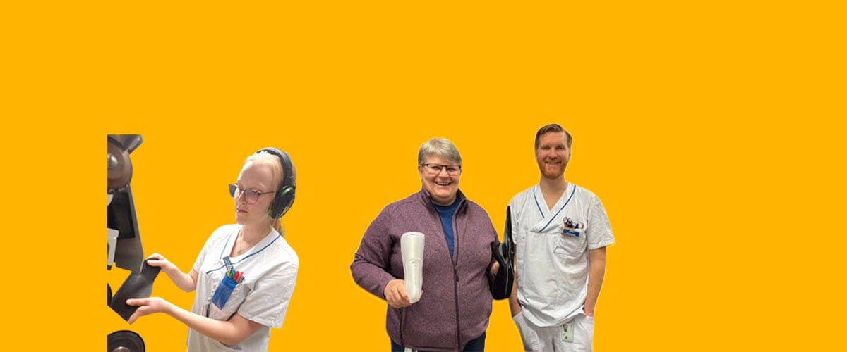 Linns väg till Ortopedingenjörsyrket var inte spikrak