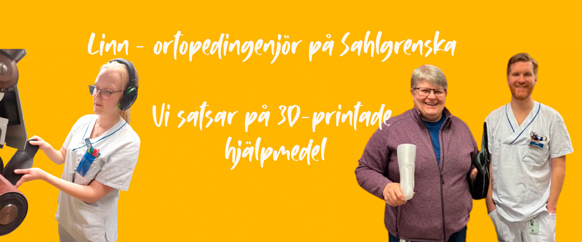 Linns väg till Ortopedingenjörsyrket var inte spikrak